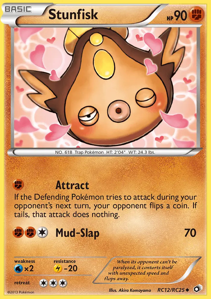 Stunfisk RC12 Legendary Treasures Pokesingles