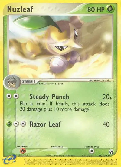 Nuzleaf 48 Sandstorm Pokesingles