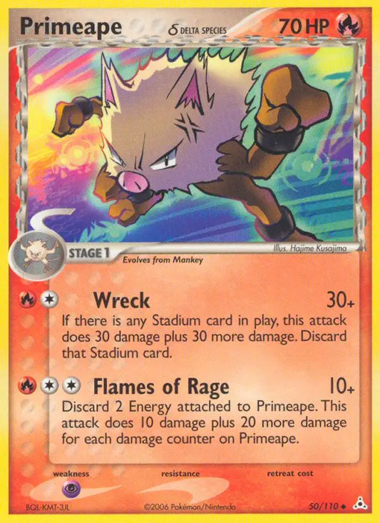Primeape δ 50 Holon Phantoms Pokesingles