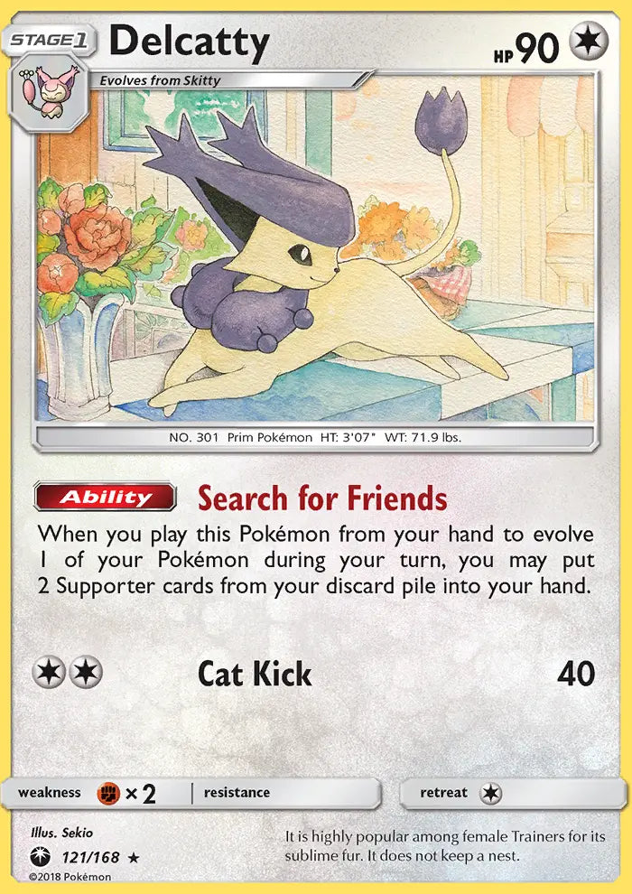 Delcatty 121 Celestial Storm Pokesingles