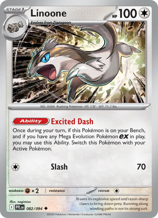 Linoone 82 Phantasmal Flames Pokesingles