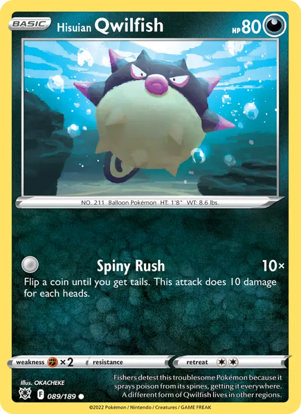 Hisuian Qwilfish 89 Astral Radiance Pokesingles