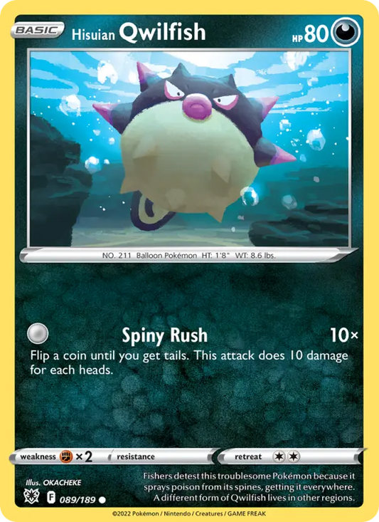 Hisuian Qwilfish 89 Astral Radiance Pokesingles
