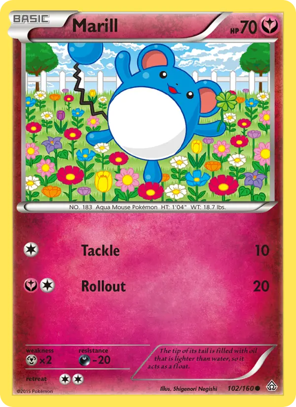 Marill 102 Primal Clash Pokesingles