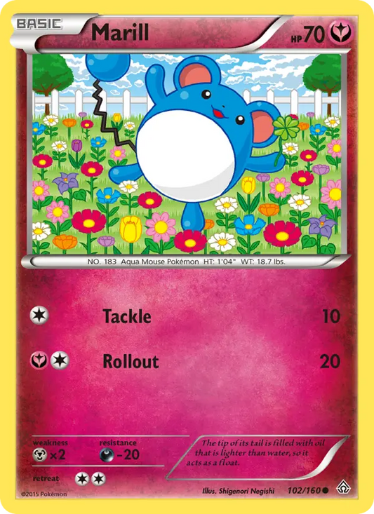 Marill 102 Primal Clash Pokesingles