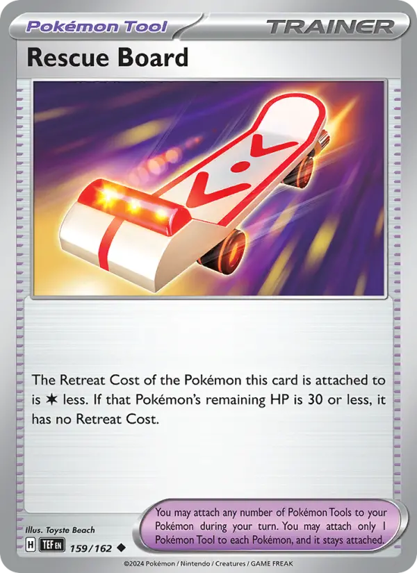Rescue Board 159 Temporal Forces Pokesingles