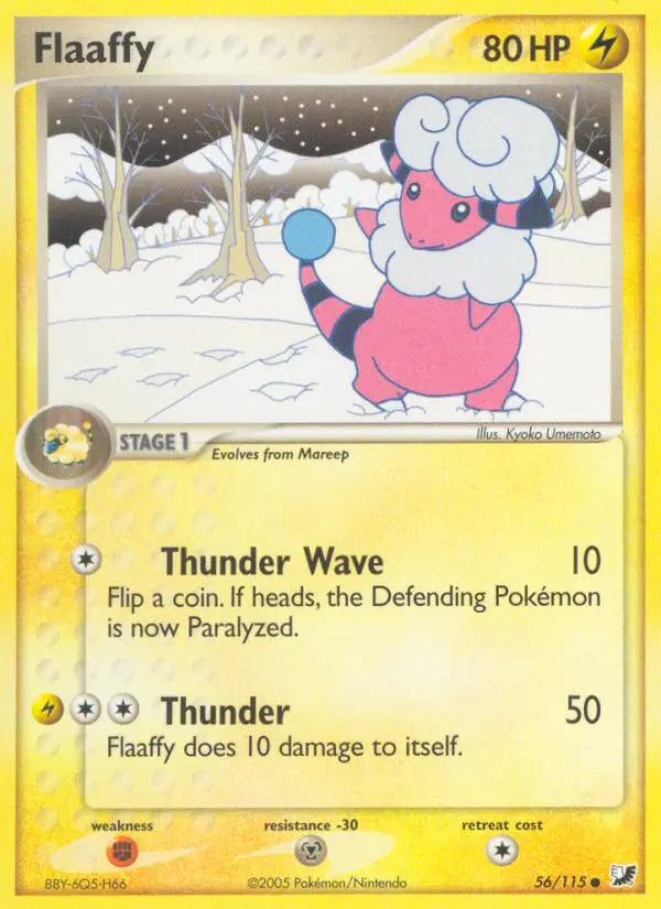 Flaaffy 56 Unseen Forces Pokesingles
