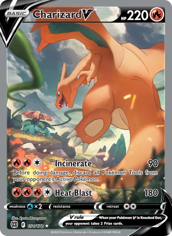 Charizard V 154 Brilliant Stars Pokesingles