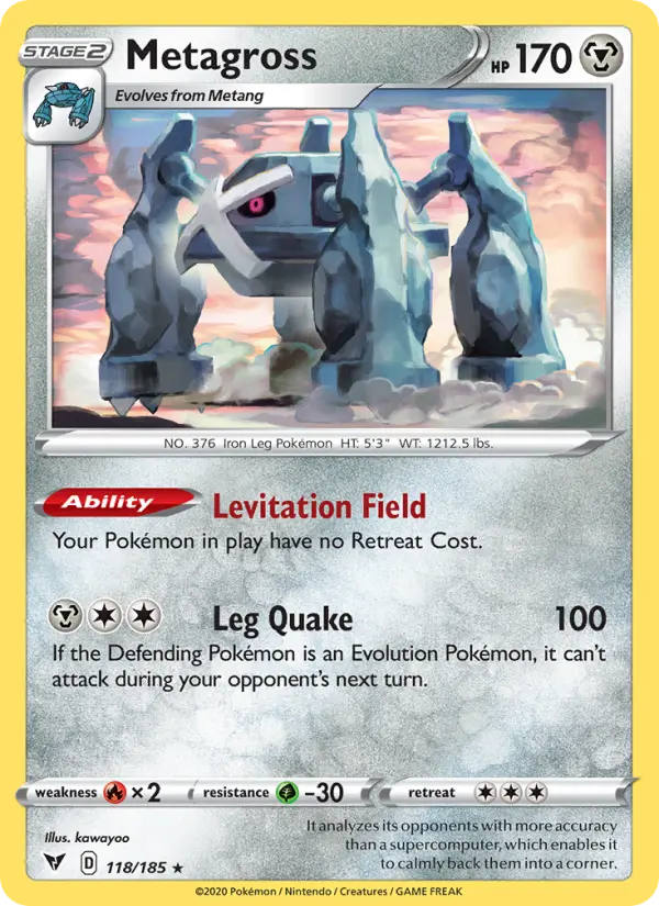 Metagross 118 Vivid Voltage Pokesingles