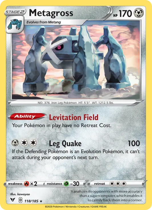 Metagross 118 Vivid Voltage Pokesingles