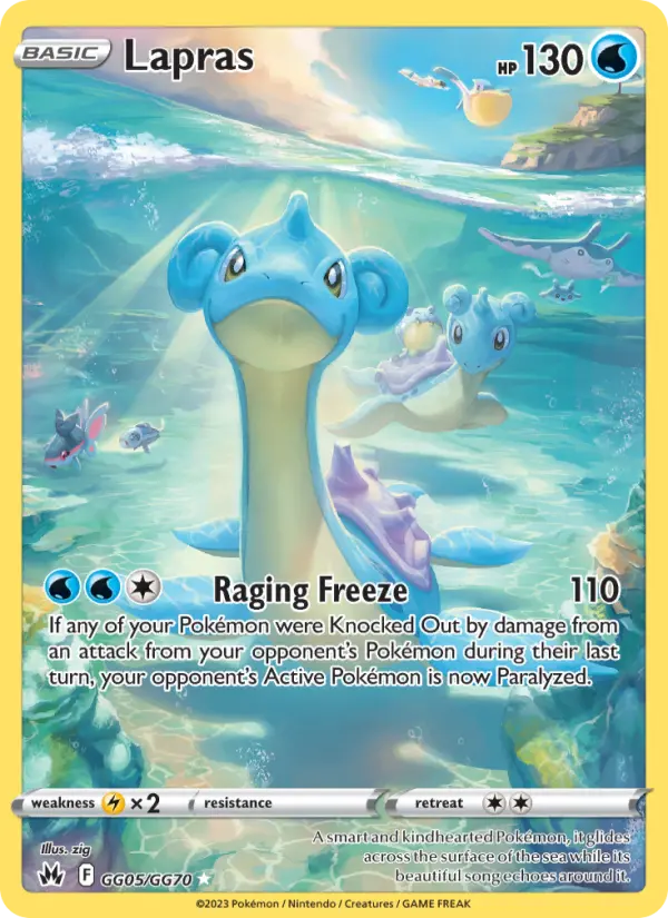 Lapras GG05 Crown Zenith Pokesingles