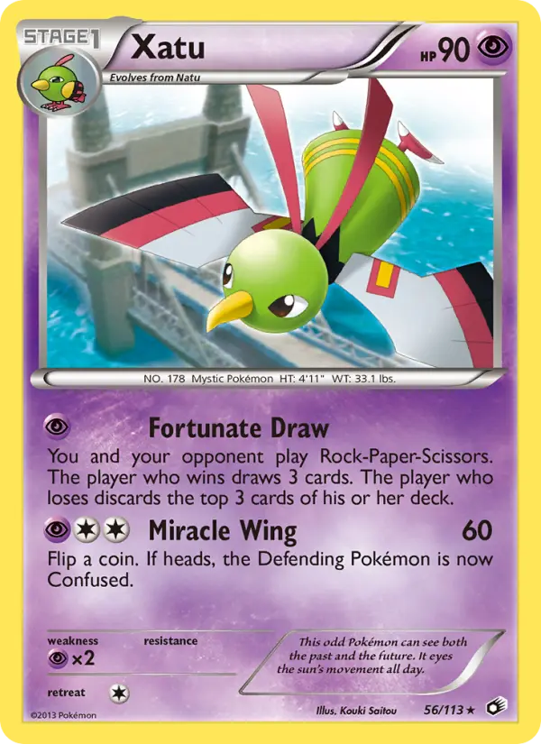 Xatu 56 Legendary Treasures Pokesingles