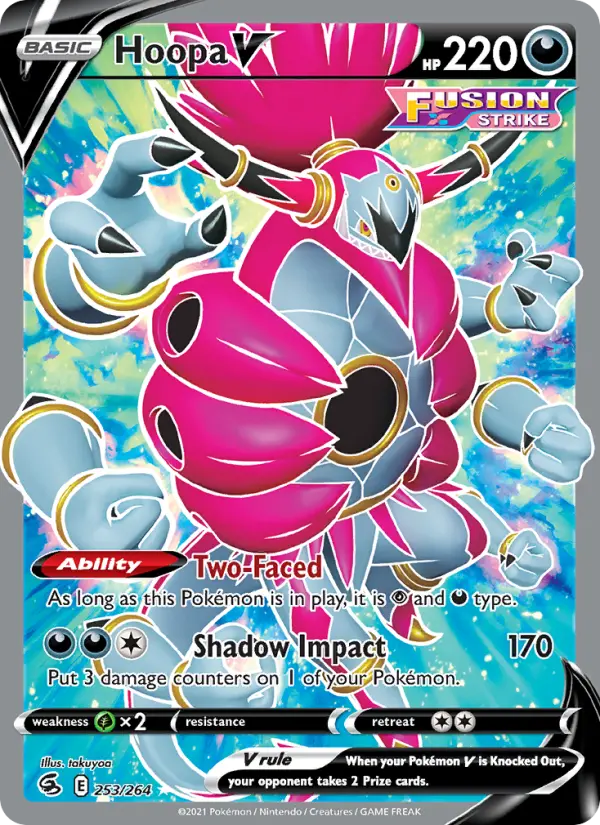 Hoopa V 253 Fusion Strike Pokesingles