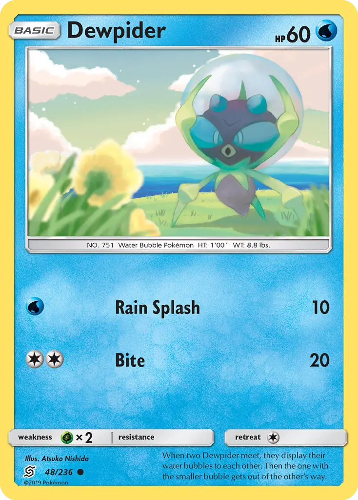 Dewpider 48 Unified Minds Pokesingles