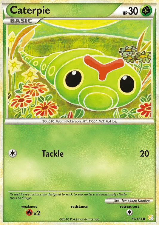 Caterpie 57 HeartGold SoulSilver Pokesingles