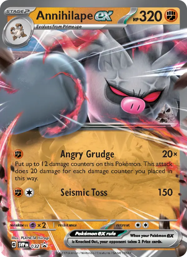 Annihilape ex 32 SVP Black Star Promos Pokesingles