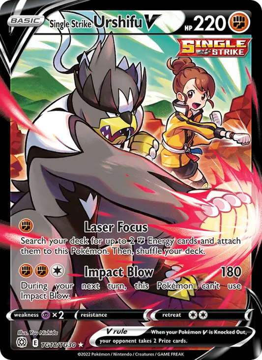 Single Strike Urshifu V TG18 Brilliant Stars Pokesingles