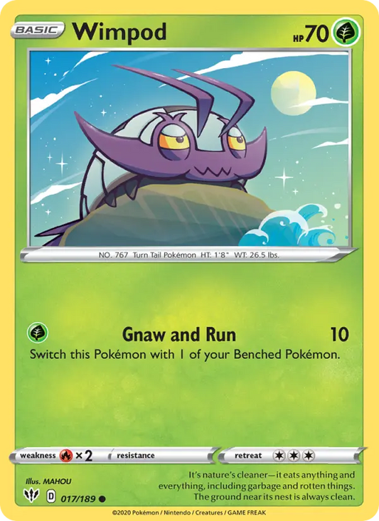 Wimpod 17 Darkness Ablaze Pokesingles