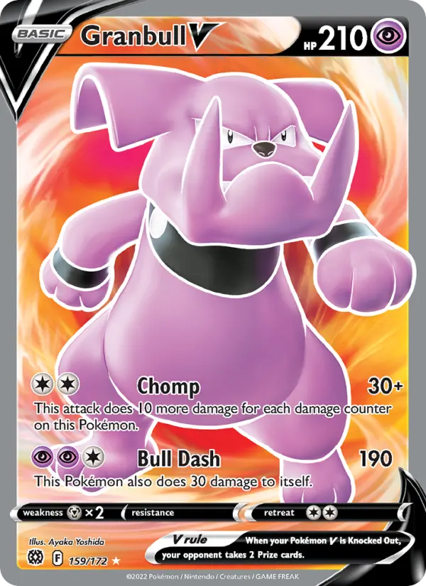 Granbull V 159 Brilliant Stars Pokesingles