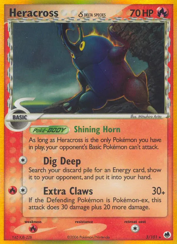 Heracross δ 3 Dragon Frontiers Pokesingles