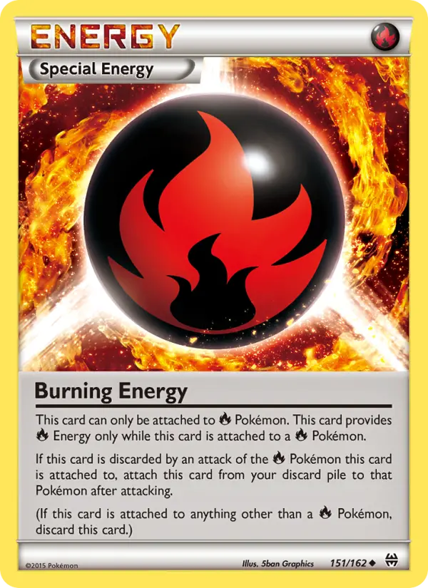 Burning Energy 151 BREAKthrough Pokesingles