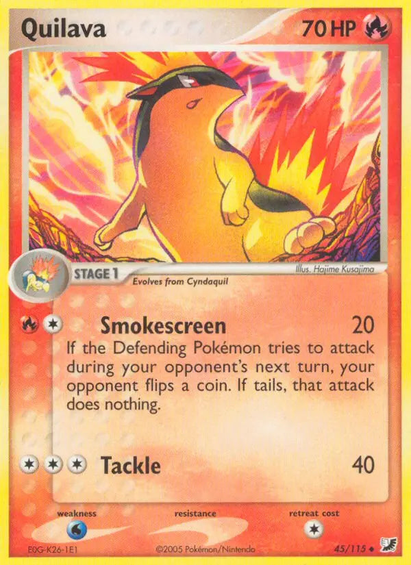 Quilava 45 Unseen Forces Pokesingles