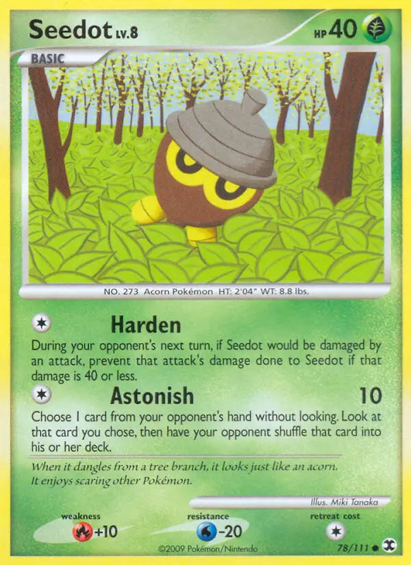 Seedot 78 Rising Rivals Pokesingles