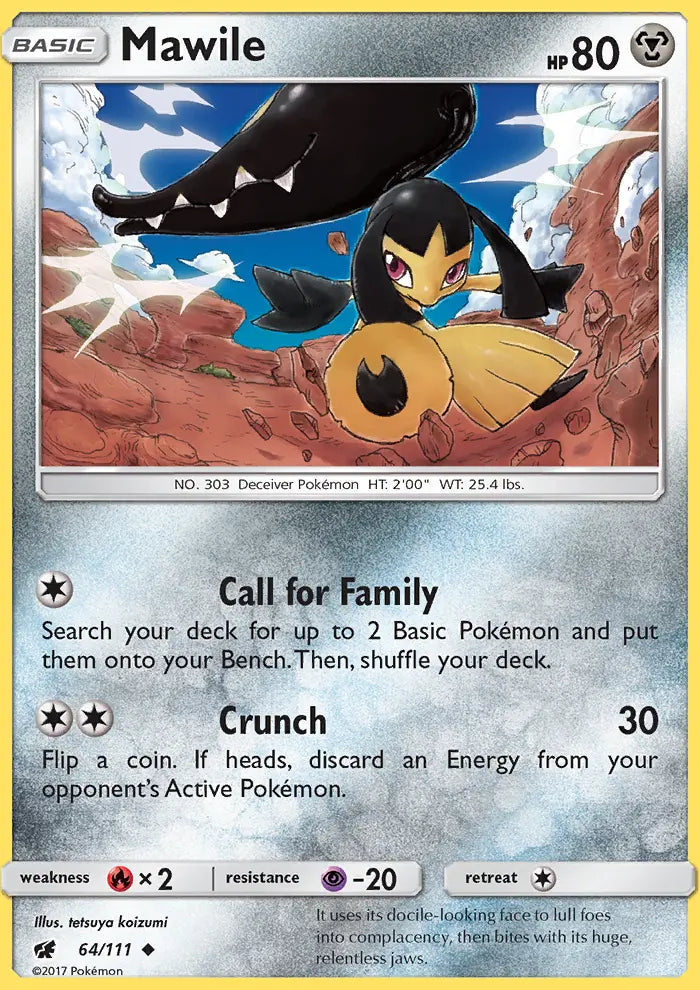 Mawile 64 Crimson Invasion Pokesingles