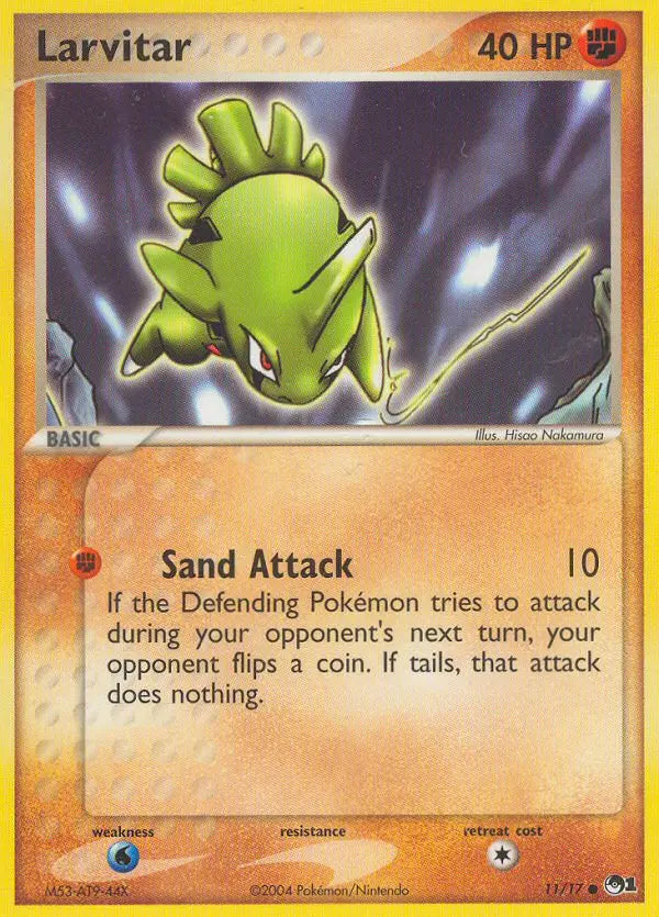Larvitar 11 POP Series 1 Pokesingles