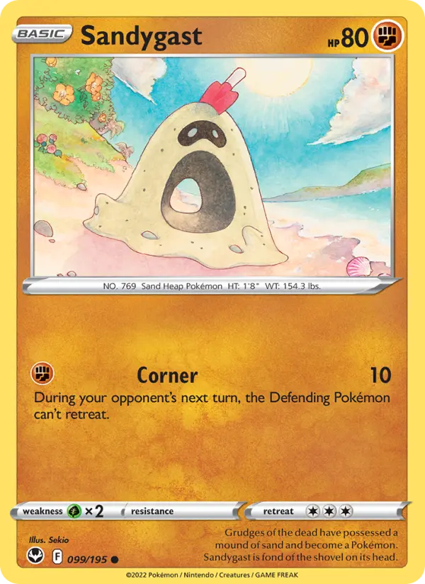 Sandygast 99 Silver Tempest Pokesingles