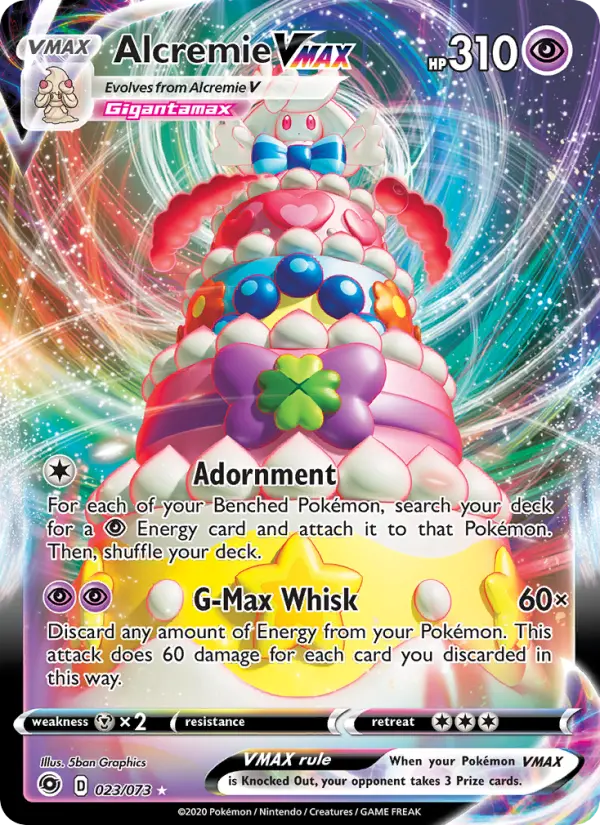 Alcremie VMAX 23 Champion's Path Pokesingles