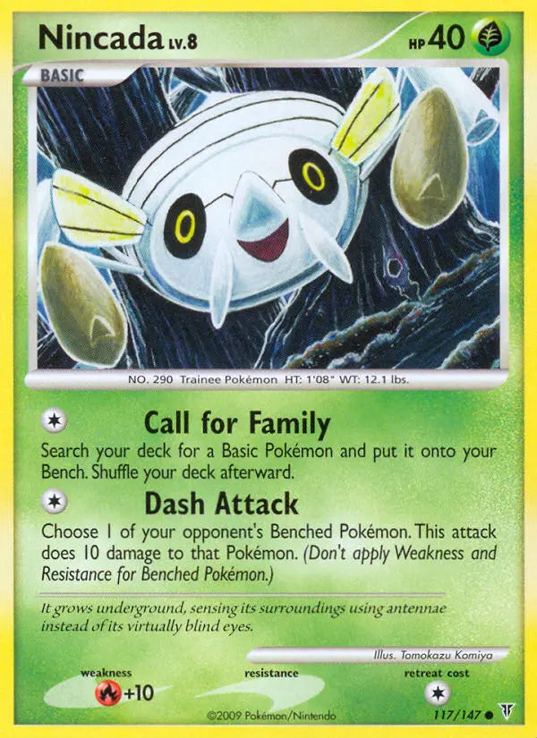 Nincada 117 Supreme Victors Pokesingles