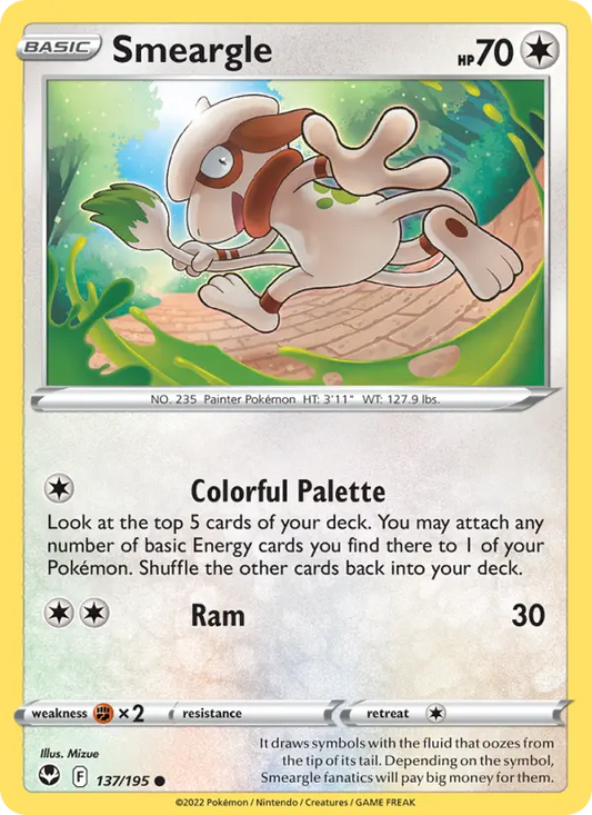 Smeargle 137 Silver Tempest Pokesingles