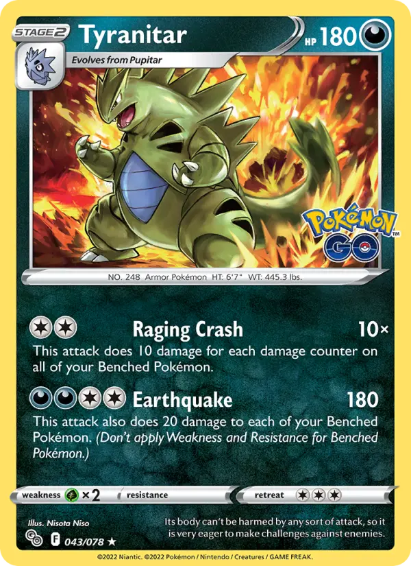 Tyranitar 43 Pokémon GO Pokesingles