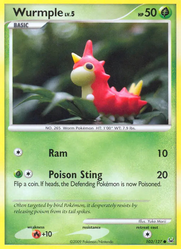 Wurmple 103 Platinum Pokesingles