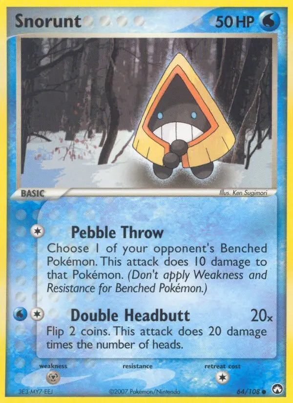 Snorunt 64 Power Keepers Pokesingles