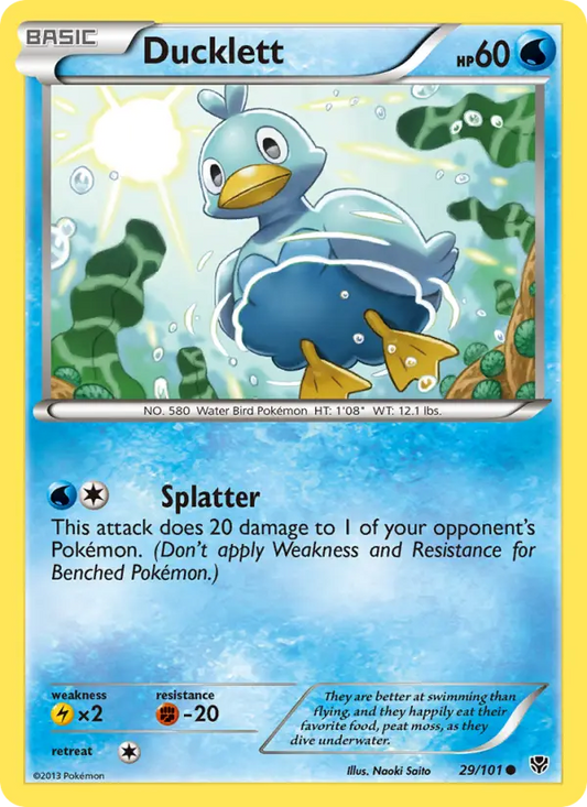 Ducklett 29 Plasma Blast Pokesingles