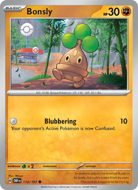 Bonsly 110 Obsidian Flames Pokesingles