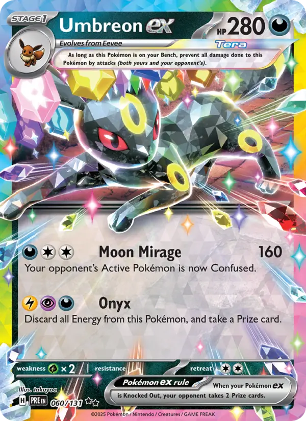 Umbreon ex 60 Prismatic Evolutions Pokesingles