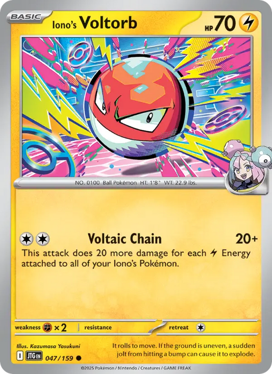 Iono's Voltorb 47 Journey Together Pokesingles