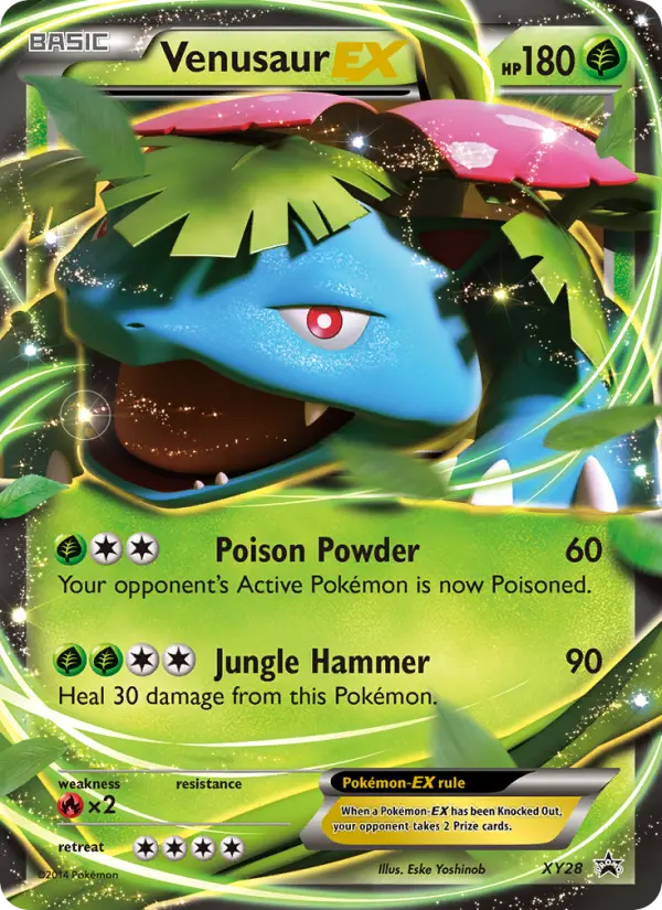 Venusaur EX XY28 XY Black Star Promos Pokesingles
