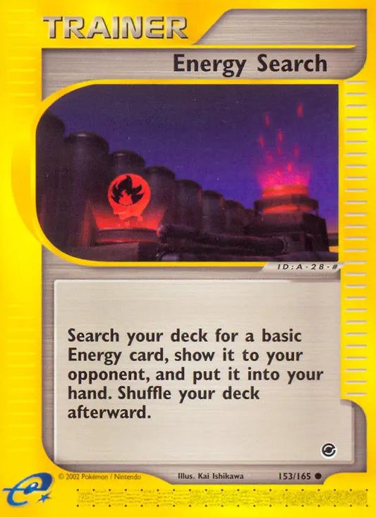 Energy Search 153 Expedition Base Set Pokesingles