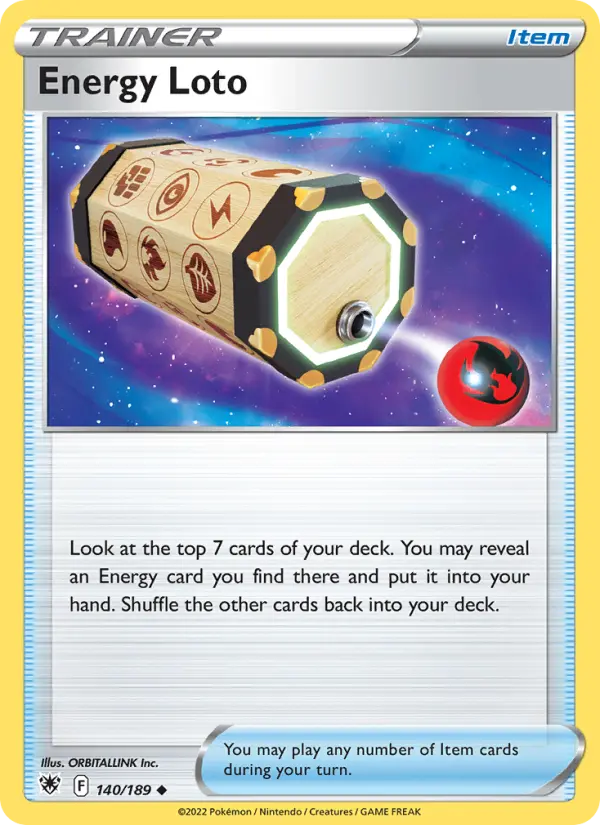 Energy Loto 140 Astral Radiance Pokesingles