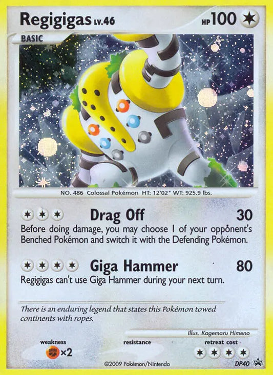 Regigigas DP40 DP Black Star Promos Pokesingles