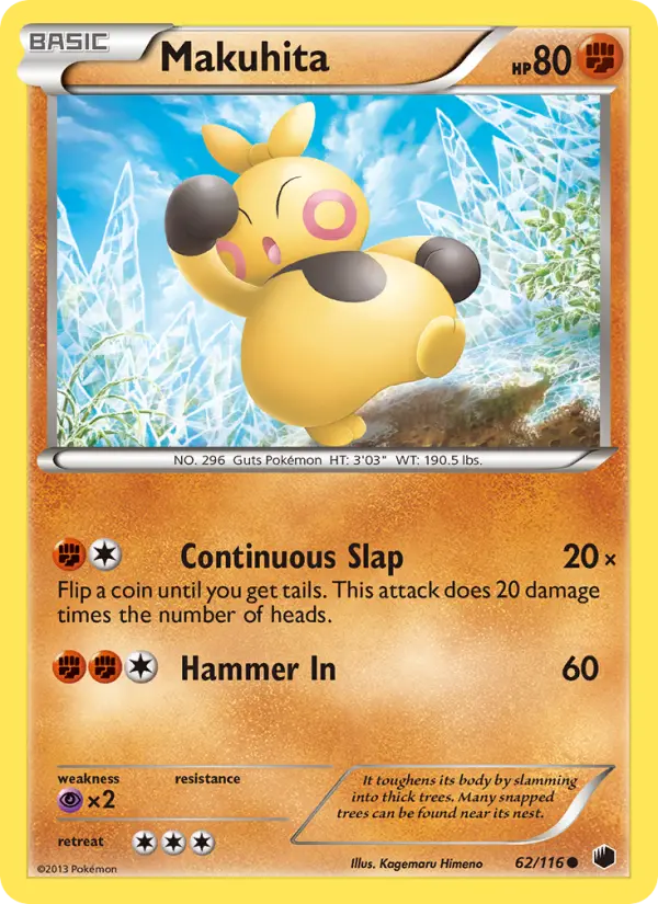 Makuhita 62 Plasma Freeze Pokesingles