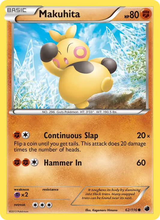 Makuhita 62 Plasma Freeze Pokesingles