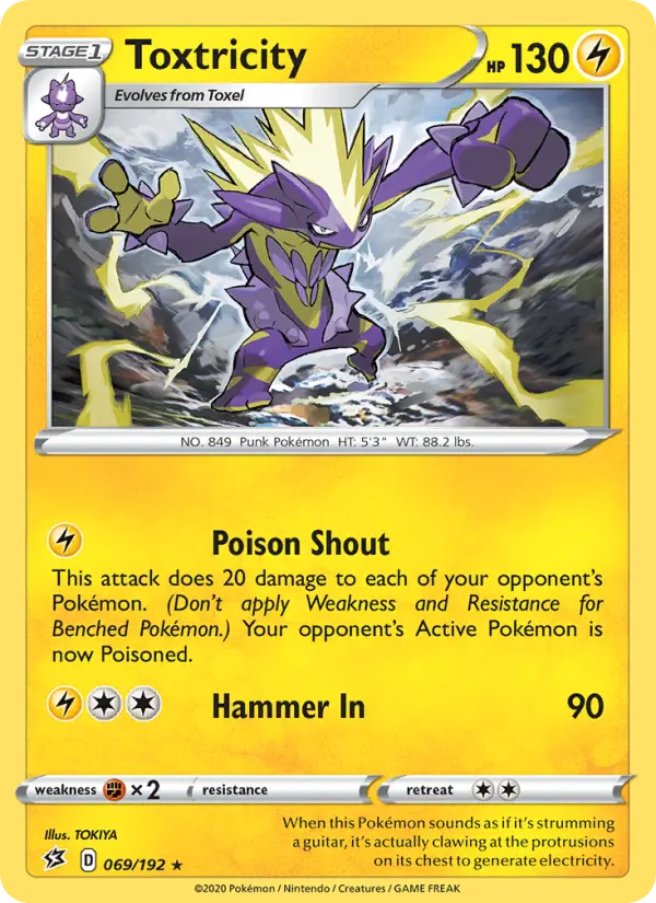 Toxtricity 69 Rebel Clash Pokesingles