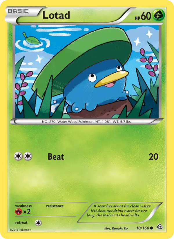 Lotad 10 Primal Clash Pokesingles