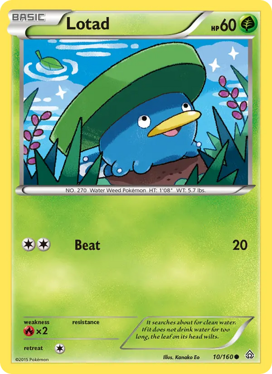 Lotad 10 Primal Clash Pokesingles