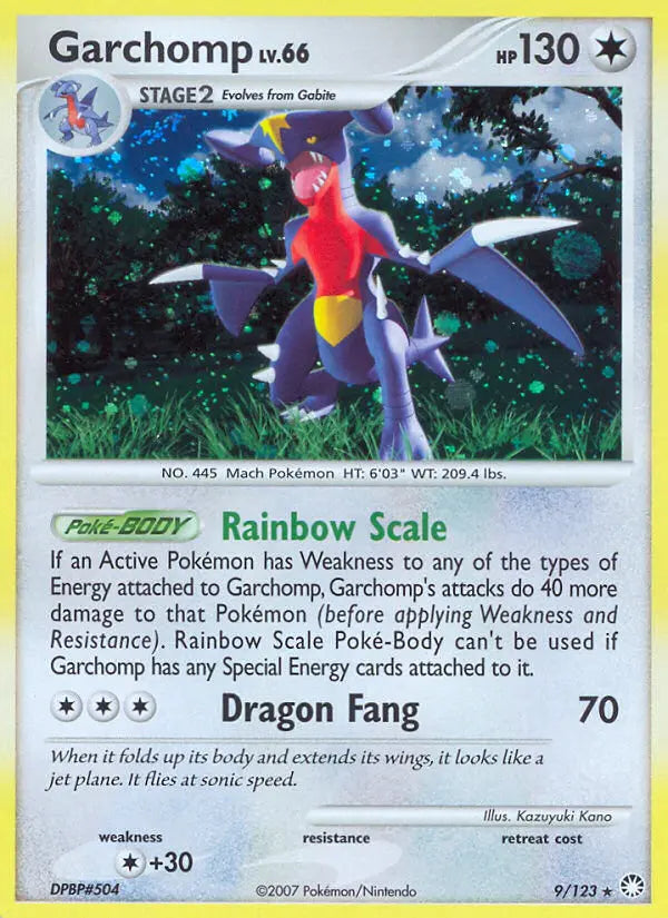 Garchomp 9 Mysterious Treasures Pokesingles